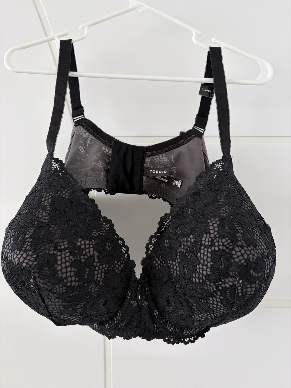 torrid Black Floral Lace Underwire Bra